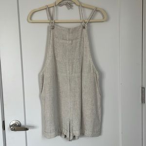Skylar + Madison beige romper